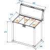 ROADINGER Flightcase 4x SLS Size M - 2