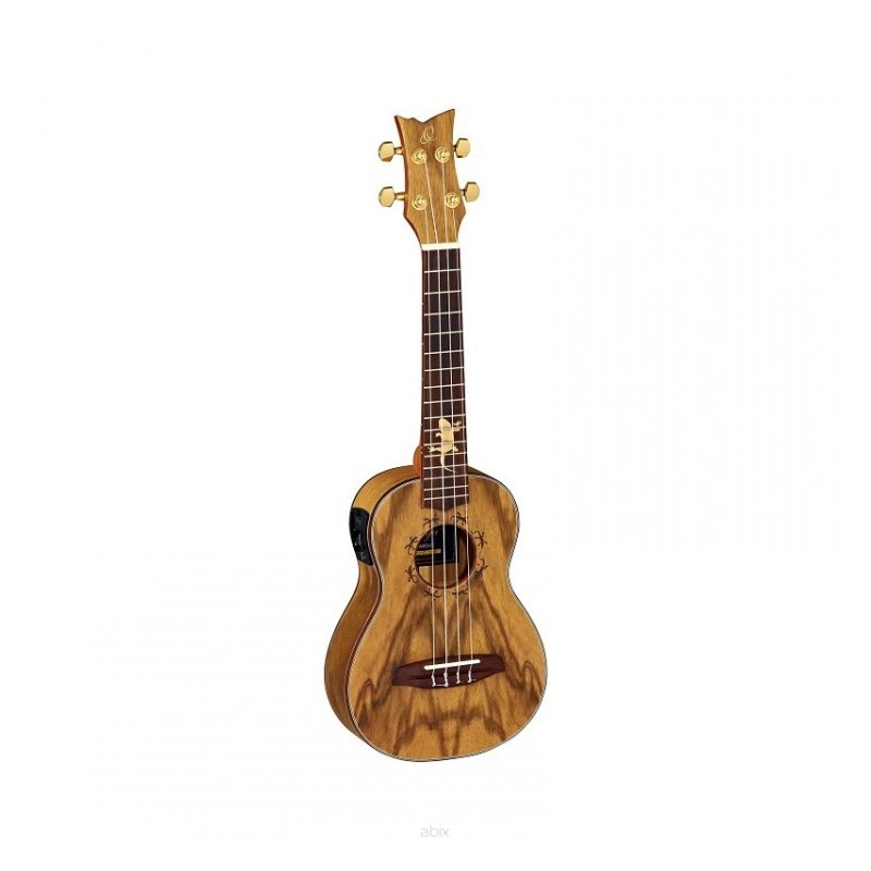 Ortega LIZARD-CC-GB - Ukulele koncertowe z elektroniką