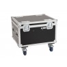 ROADINGER Flightcase 4x LED IP PAR 7x8W QCL/7x9W SCL with wheels - 2
