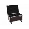 ROADINGER Flightcase 4x LED TMH-X4 with wheels - 1