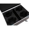 ROADINGER Flightcase 4x LED TMH-X4 with wheels - 4