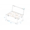 ROADINGER Flightcase 4x LED TMH-X4 with wheels - 5
