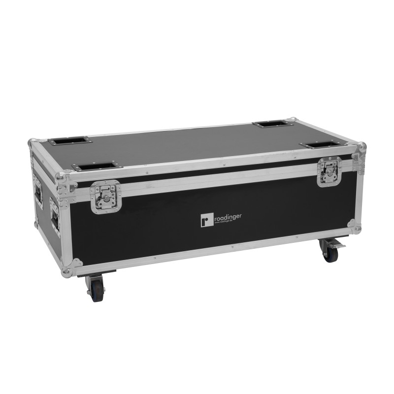 ROADINGER Flightcase 8x AKKU IP PAR 7 QCL WDMX with charging function - 2