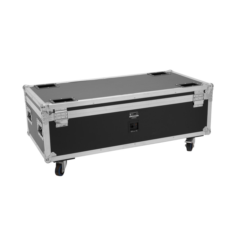ROADINGER Flightcase 8x AKKU IP PAR 7 QCL WDMX with charging function - 3