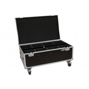 ROADINGER Flightcase 8x LED IP PAR 7x8W QCL/7x9W SCL with wheels - 1