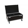 ROADINGER Flightcase 8x LED IP PAR 7x8W QCL/7x9W SCL with wheels - 1