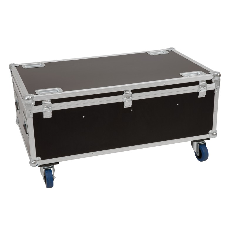 ROADINGER Flightcase 8x LED IP PAR 7x8W QCL/7x9W SCL with wheels - 3
