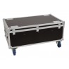 ROADINGER Flightcase 8x LED IP PAR 7x8W QCL/7x9W SCL with wheels - 3