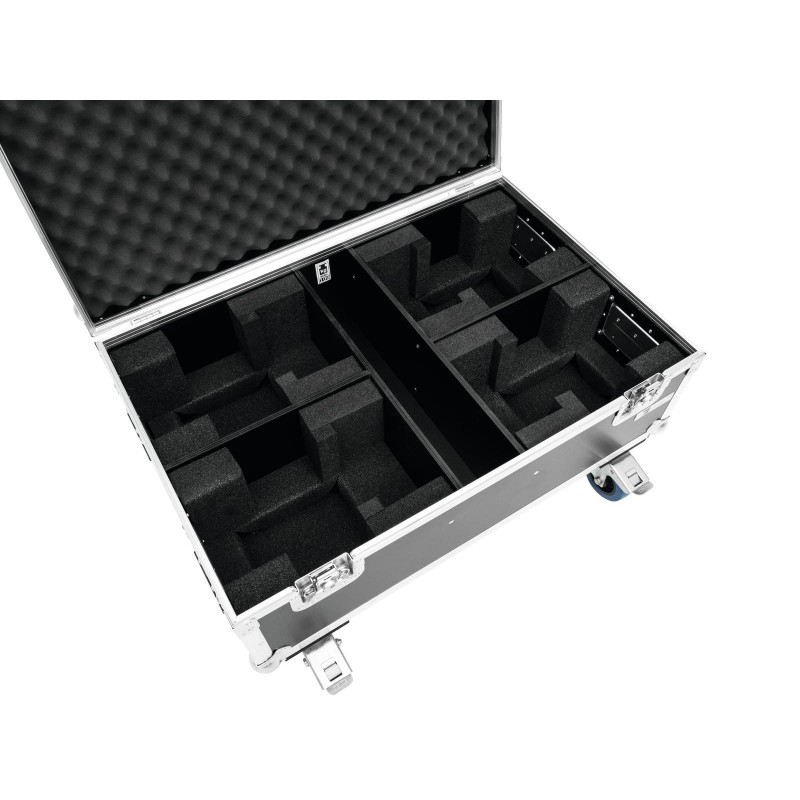 ROADINGER Flightcase 4x THA-40 PC with wheels - 4