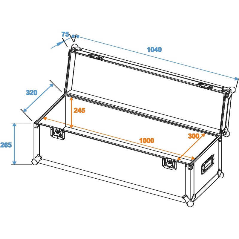 ROADINGER Universal Case Pro 100x30x30cm - 2