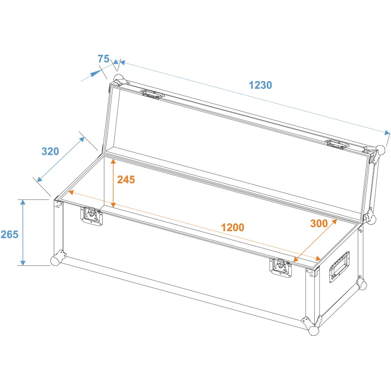 ROADINGER Universal Case Pro 120x30x30cm - 5