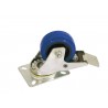 ROADINGER Swivel Castor 80mm blue with brake - 2