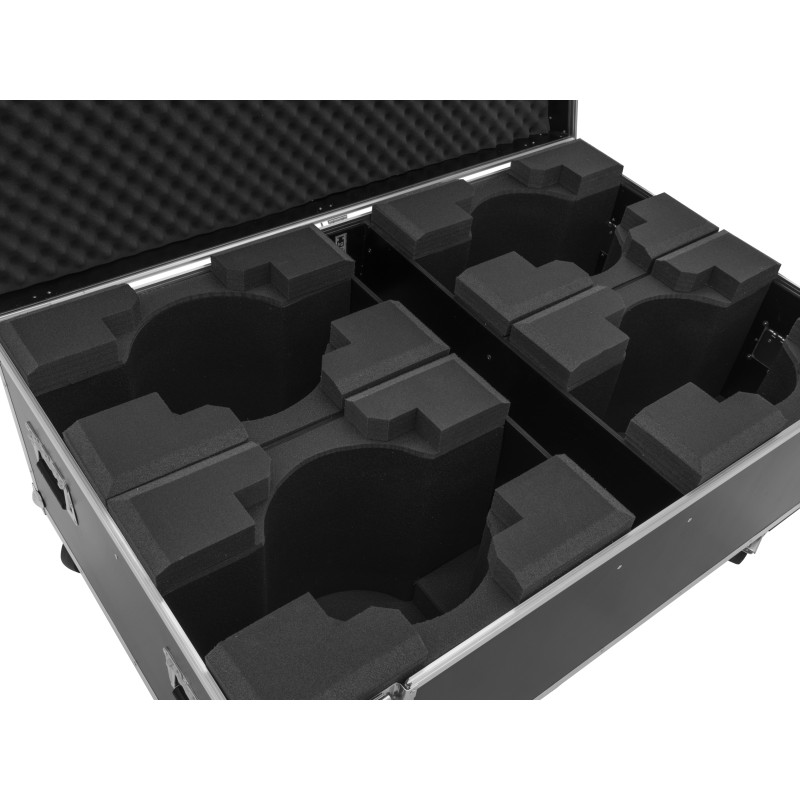 ROADINGER Flightcase 4x LED TMH-X19 Moving head - 2