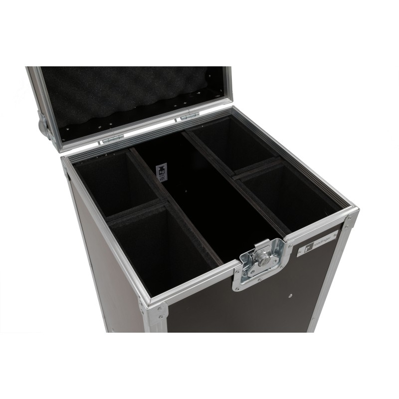 ROADINGER Flightcase 4x LED IP T-Bar 16 QCL Leiste - 4