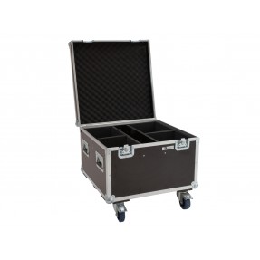 ROADINGER Flightcase 4x LED Theatre COB 100 series with wheels - 1
