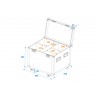 ROADINGER Flightcase 4x LED Theatre COB 100 series with wheels - 5