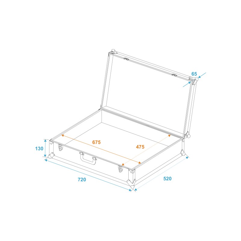 ROADINGER Universal Case Pick 70x50x17cm - 5