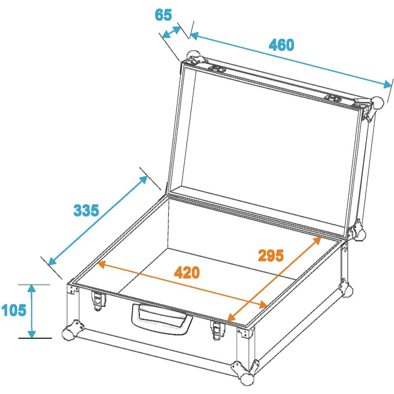 ROADINGER Universal Case FOAM, black - 2