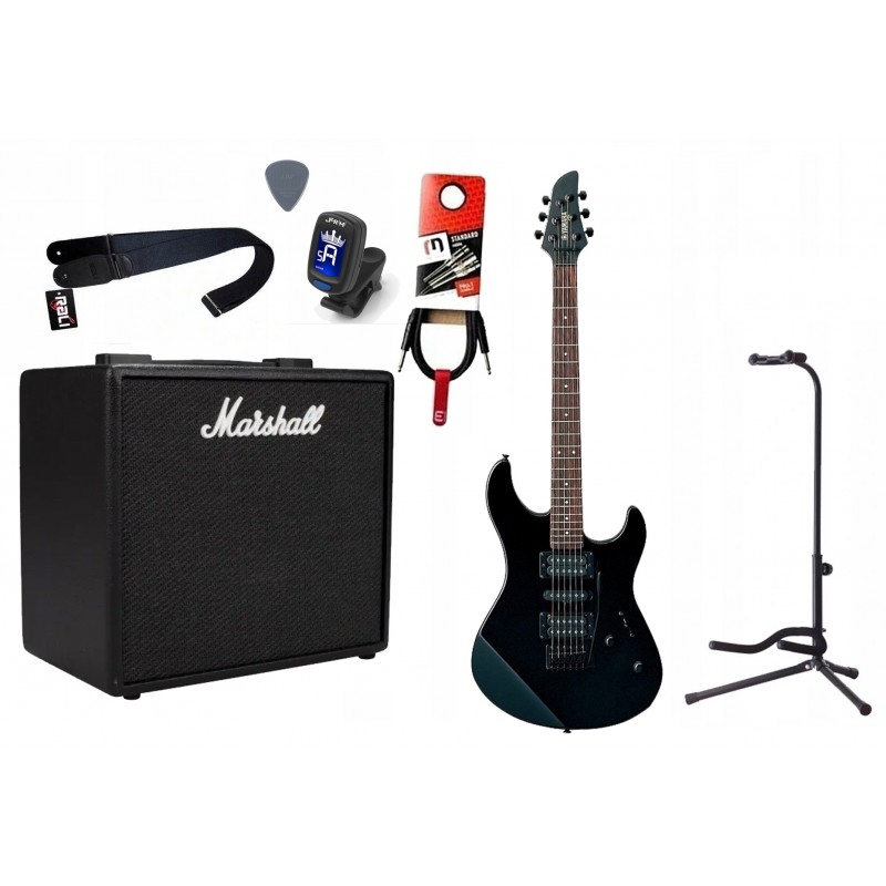 Gitara Elektryczna + Wzmacniacz 25W Kabel Zestaw 517 - 1