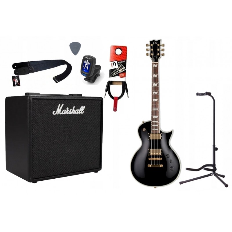 Gitara Elektryczna + Wzmacniacz 25W Kabel Zestaw 531 - 1