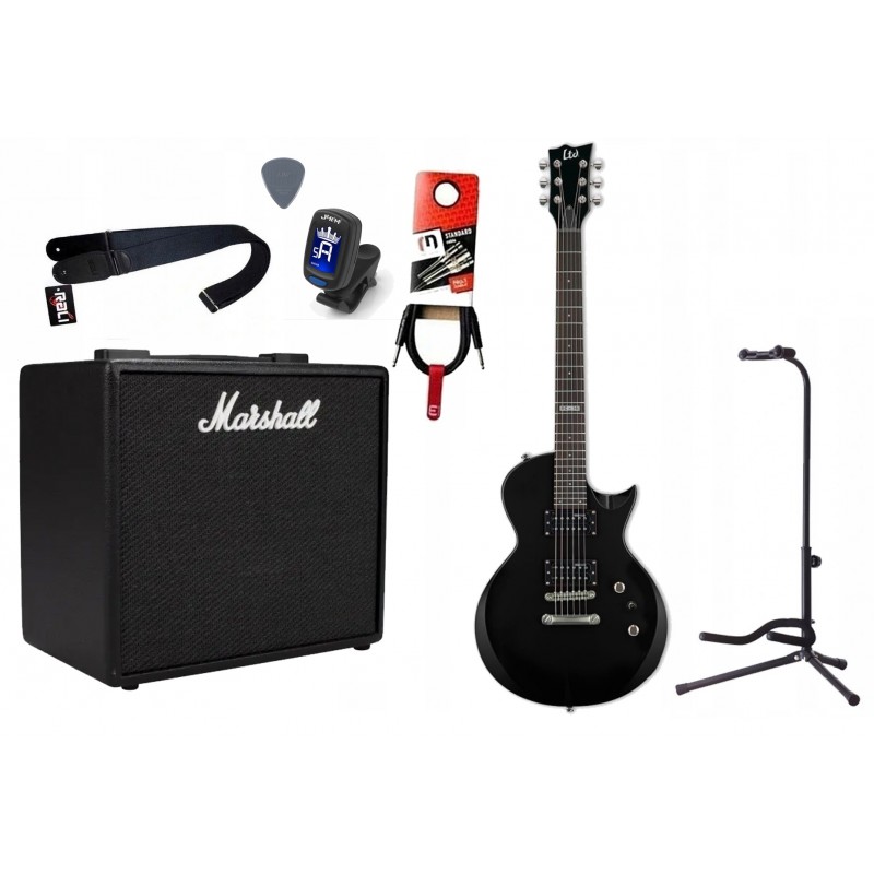 Gitara Elektryczna + Wzmacniacz 25W Kabel Zestaw 533 - 1
