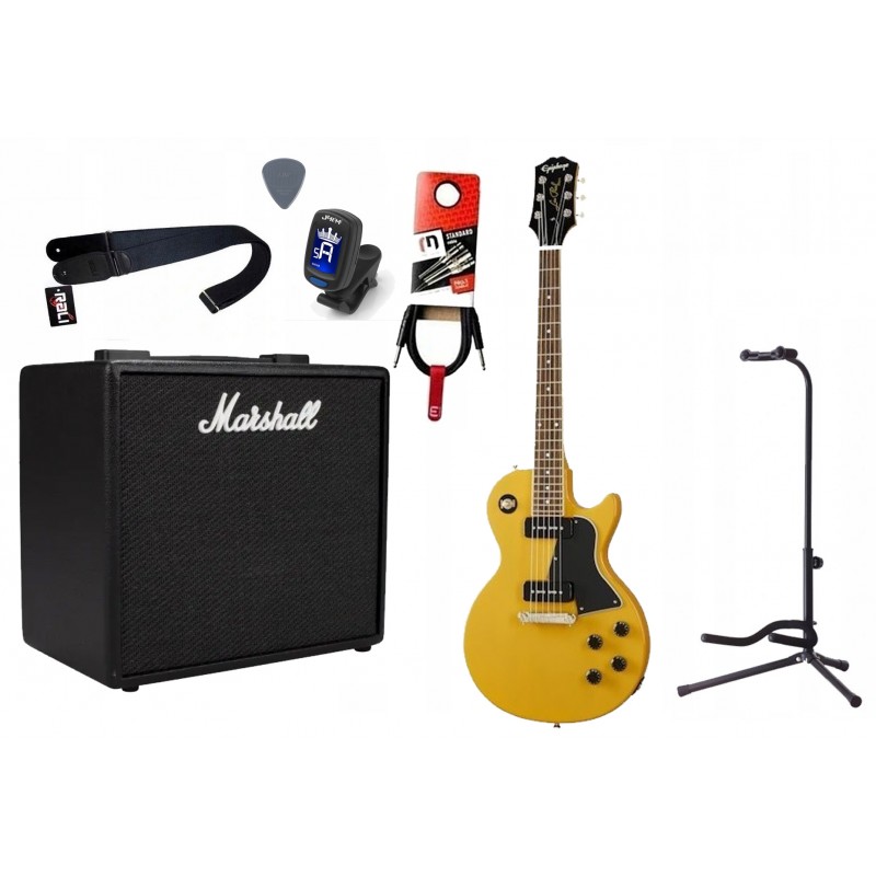 Gitara Elektryczna + Wzmacniacz 25W Kabel Zestaw 553 - 1