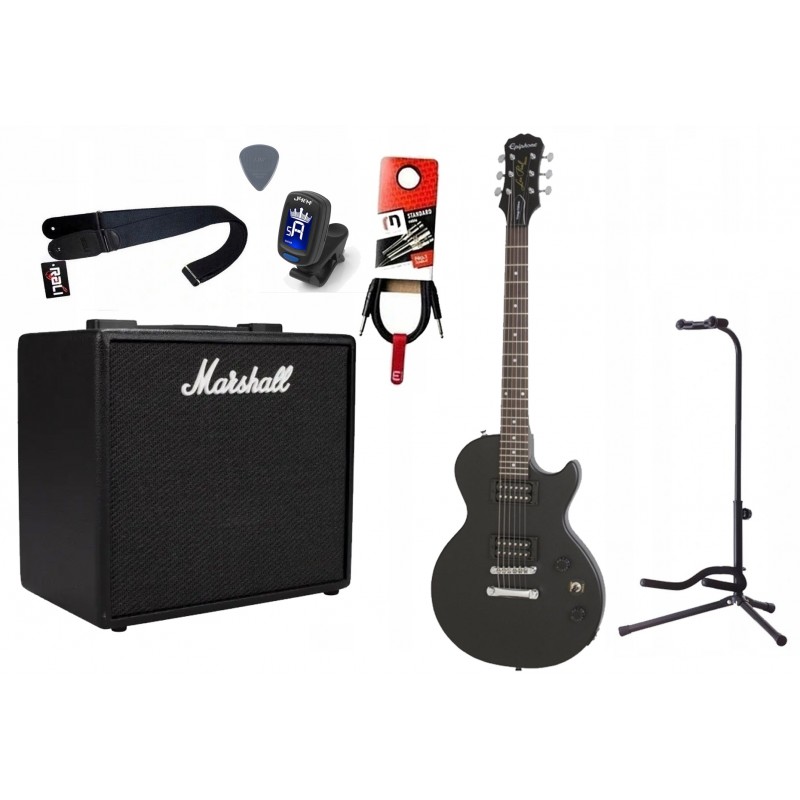 Gitara Elektryczna + Wzmacniacz 25W Kabel Zestaw 555 - 1