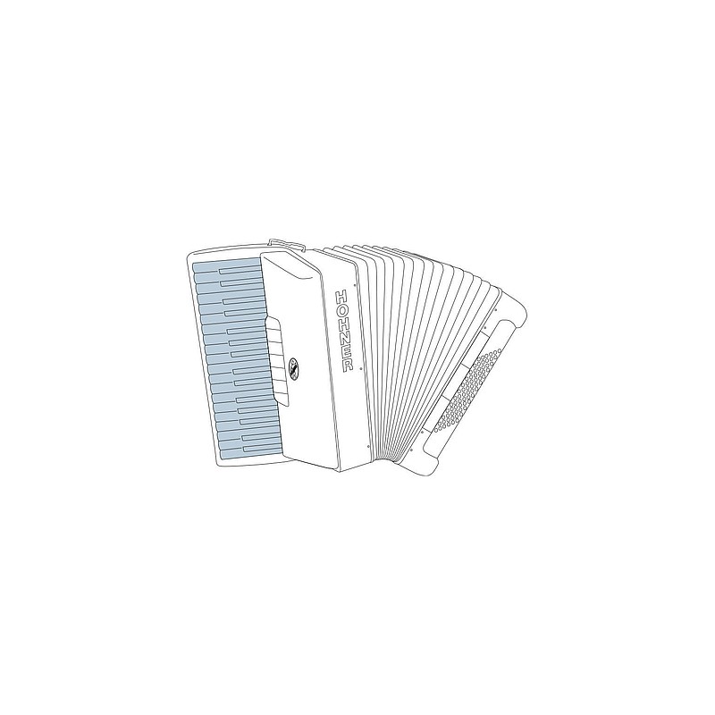 Hohner Bravo II 60 BK - akordeon klawiszowy - 1