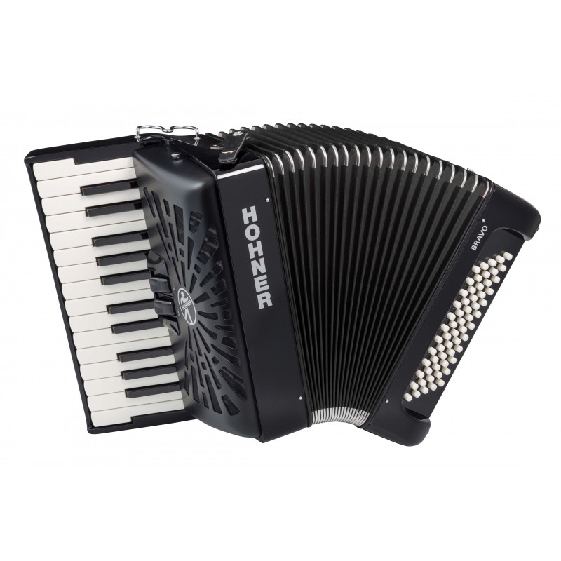 Hohner Bravo II 60 BK - akordeon klawiszowy - 2