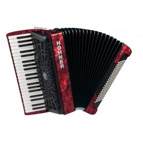 Hohner Bravo III 120 CZERWONY - akordeon klawiszowy - 2