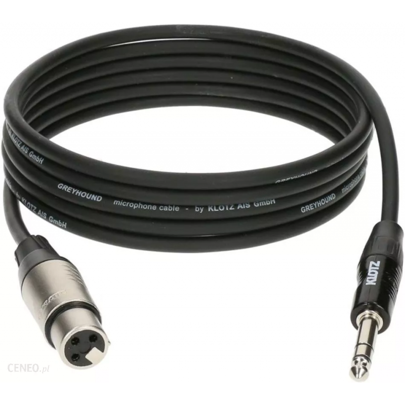 Klotz GRG1FP03.0 - kabel mikrofonowy Jack - XLR 3m - 2