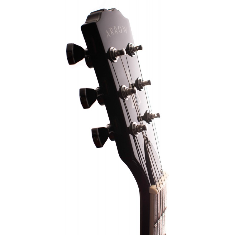 ARROW LP 22 Night Black Rosewood White -  Gitara elektryczna - 4