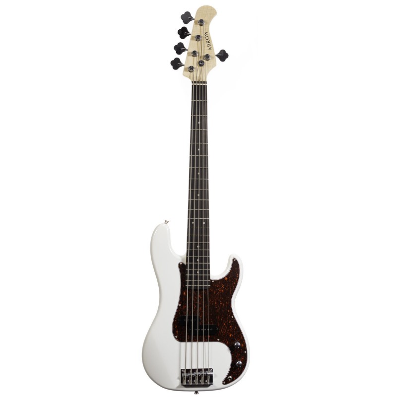 Arrow Session Bass 5 Bone White Rosewood T-shell - Gitara basowa - 1