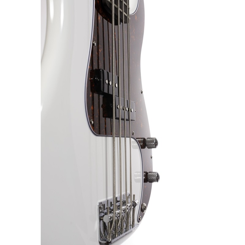 Arrow Session Bass 5 Bone White Rosewood T-shell - Gitara basowa - 3
