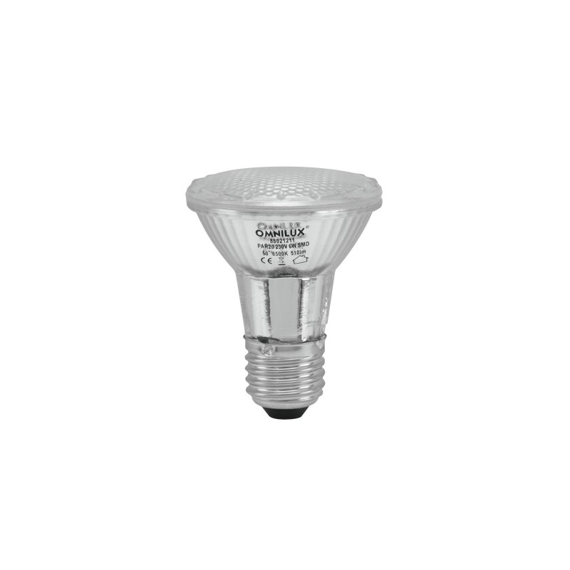 OMNILUX PAR-20 230V SMD 6W E-27 LED 6500K - 1