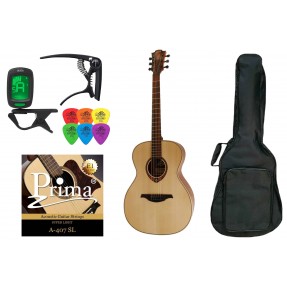 Gitara Akustyczna + Pokrowiec Tuner Kostki Zestaw 017 - 1