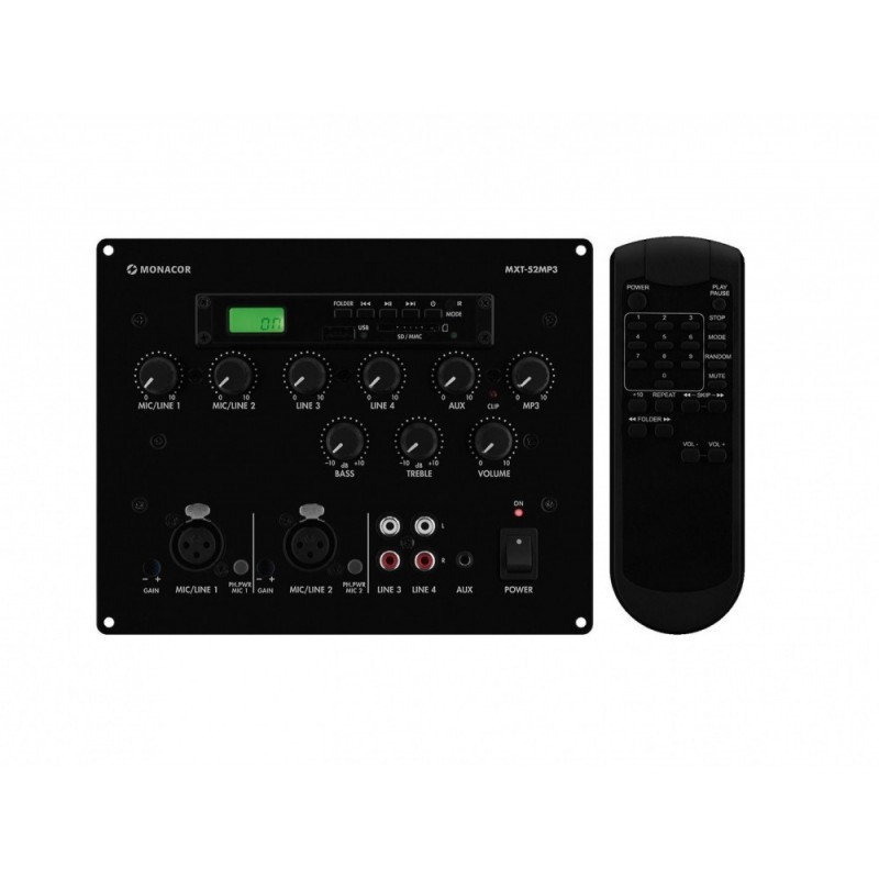 Monacor MXT-52MP3 - Mikser z Mp3