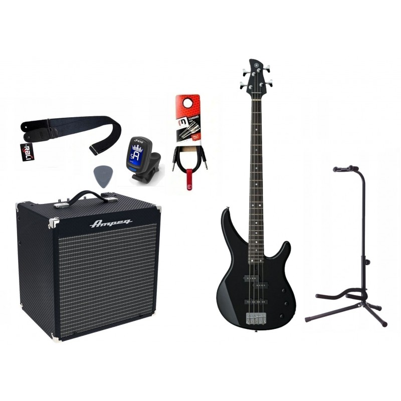 Gitara Basowa + Wzmacniacz 30W Kabel Zestaw 034 - 1