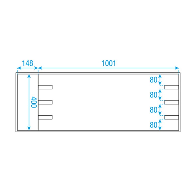 Showtec Case for 12x Sunstrip Active - 9