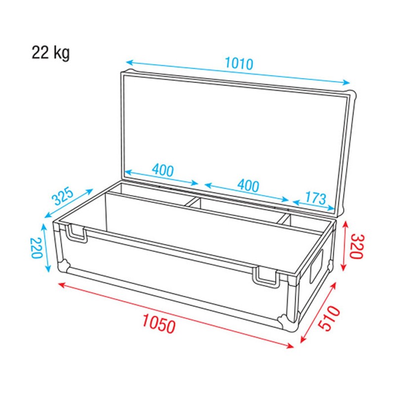 Showtec Case for 8 x Octostrip - 5