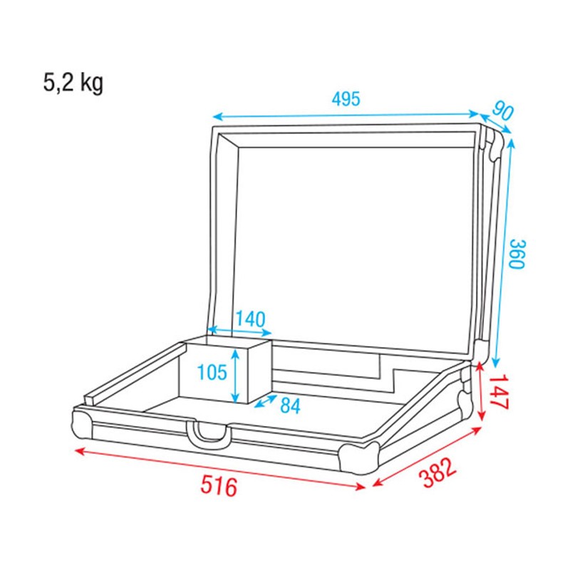 Showtec Case for Showmaster24 & SC-24 - 5