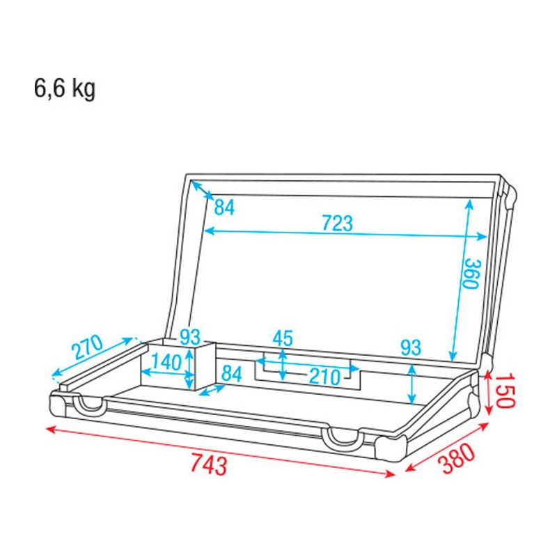 Showtec Case for Showmaster48 - 5