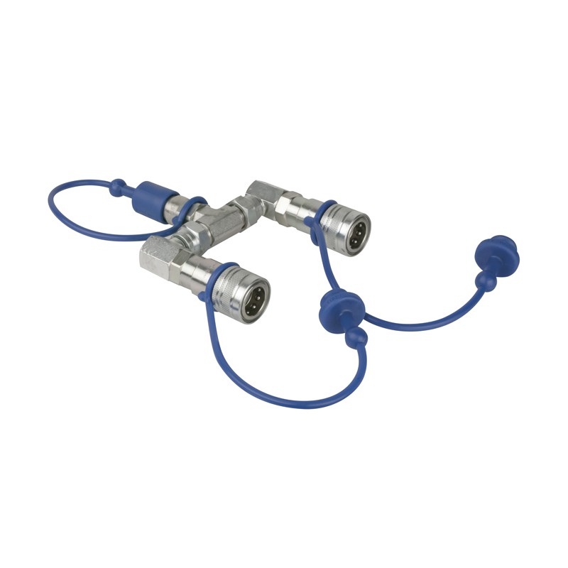 Showtec CO2 3/8 Q-Lock 2-way Splitter