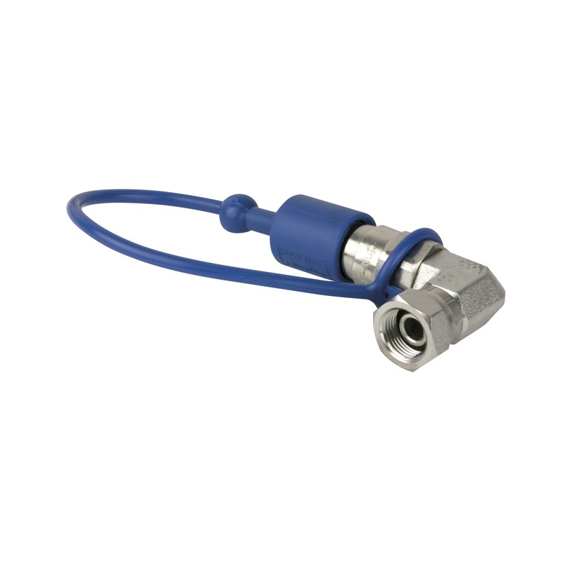 Showtec CO2 90" 3/8 to Q-lock Adapter male - 2