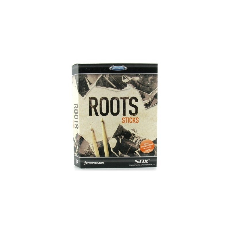 TOONTRACK ROOTS SDX Sticks - biblioteka brzmień
