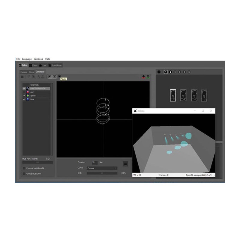 Showtec Quick DMX IR Remote - 6