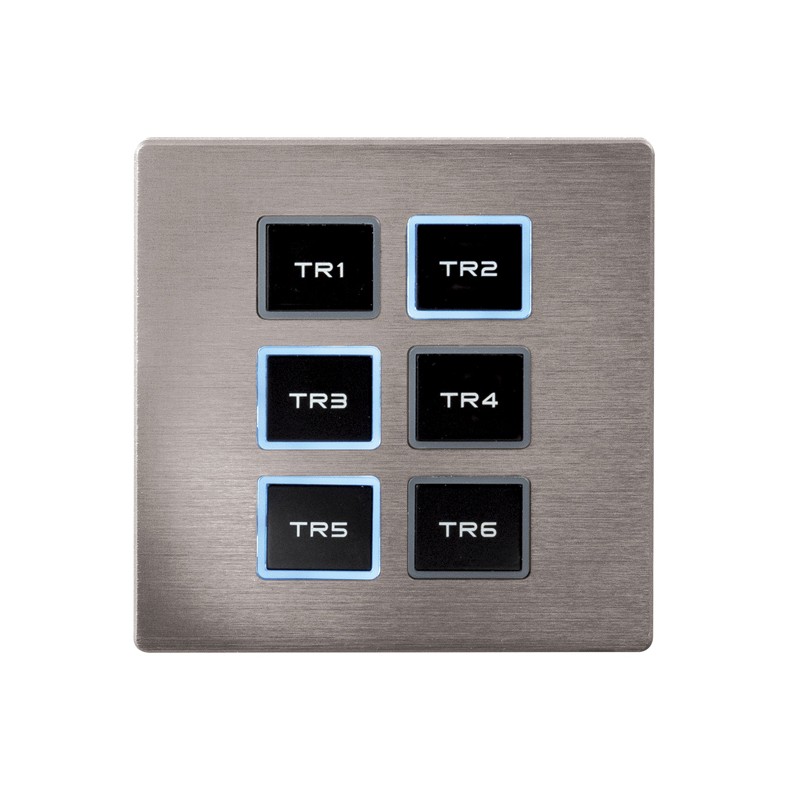 Showtec Wall Panel Remote for TR-512 Install/Pocket Silver