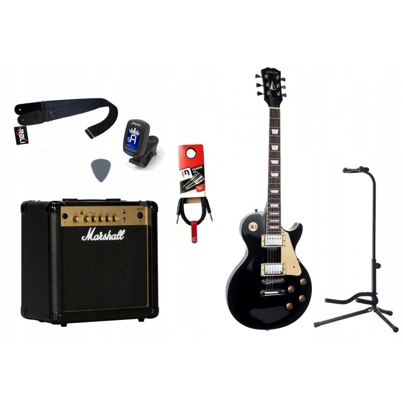 Gitara Elektryczna + Wzmacniacz 15W Kabel Zestaw 579 - 1