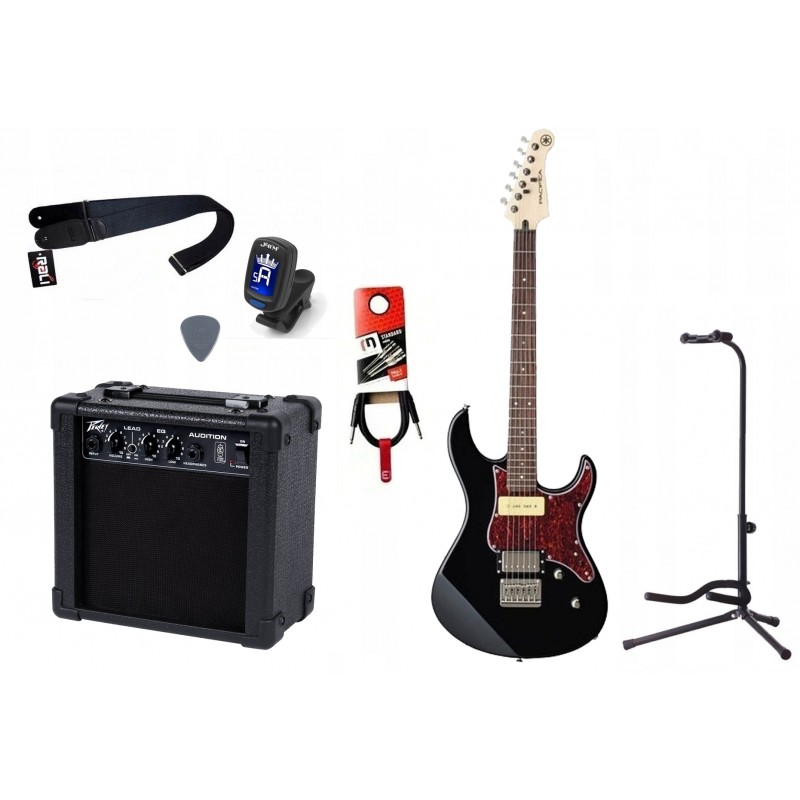 Gitara Elektryczna + Wzmacniacz 7W Kabel Zestaw 588 - 1