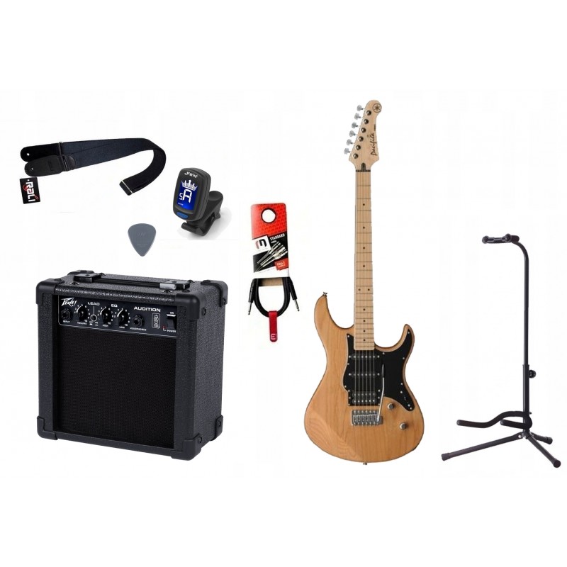 Gitara Elektryczna + Wzmacniacz 7W Kabel Zestaw 590 - 1